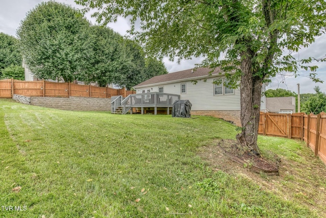 103 Daniels Way, Johnson City, TN 37615 - fenced backyard featuring a deck