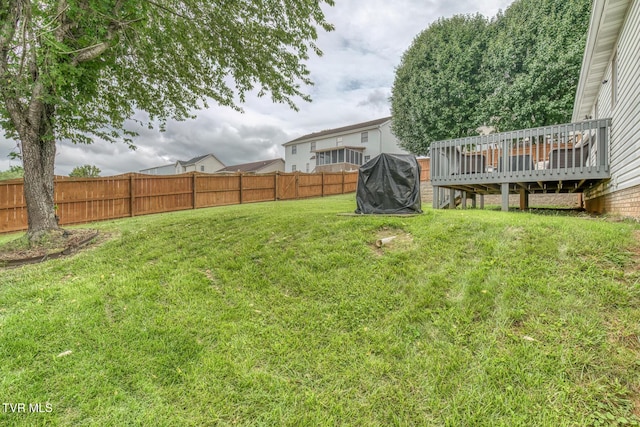 103 Daniels Way, Johnson City, TN 37615 - fenced backyard featuring a wooden deck
