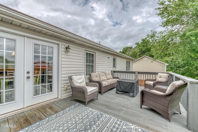 103 Daniels Way, Johnson City, TN 37615 - deck featuring an outdoor living space