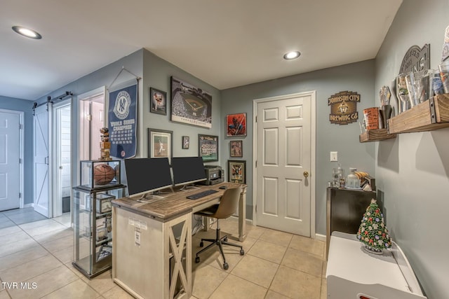 103 Daniels Way, Johnson City, TN 37615 - office with recessed lighting and light tile patterned floors