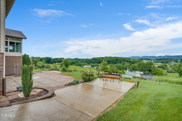 397 Ridgecrest Rd, Jonesborough, TN 37659 - view of patio / terrace with a mountain view