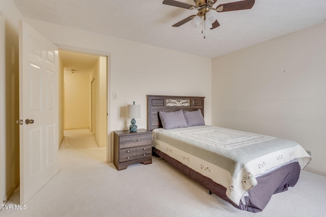 151 Woodcrest Ln Unit 0, Bristol, VA 24201 - bedroom with light carpet and a ceiling fan