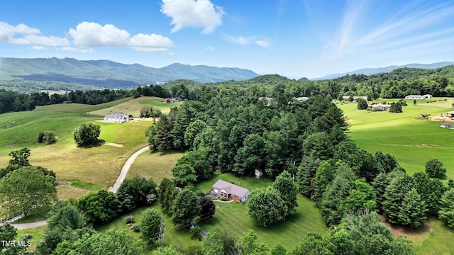 1037 Swift Hollow Rd, Mountain City, TN 37683 - bird's eye view of mountains and a local golf course