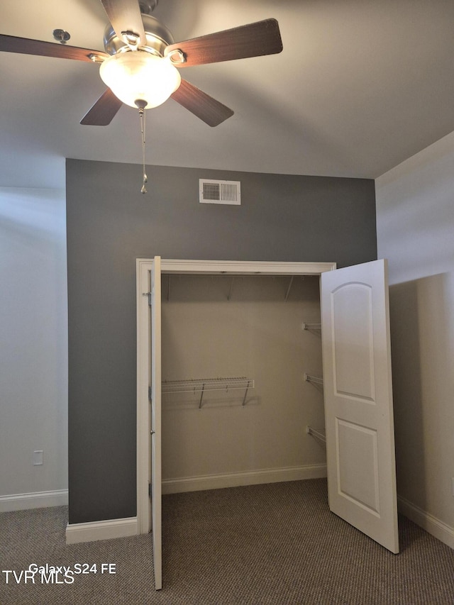 116 Tipton St Unit 209, Johnson City, TN 37604 - unfurnished bedroom with carpet and a ceiling fan
