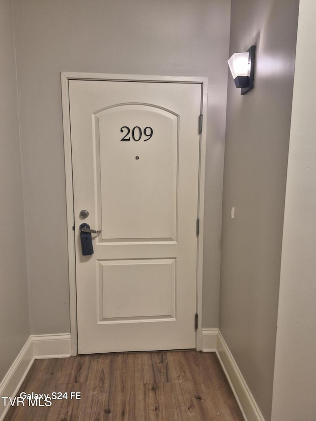 116 Tipton St Unit 209, Johnson City, TN 37604 - detailed view of wood finished floors and baseboards