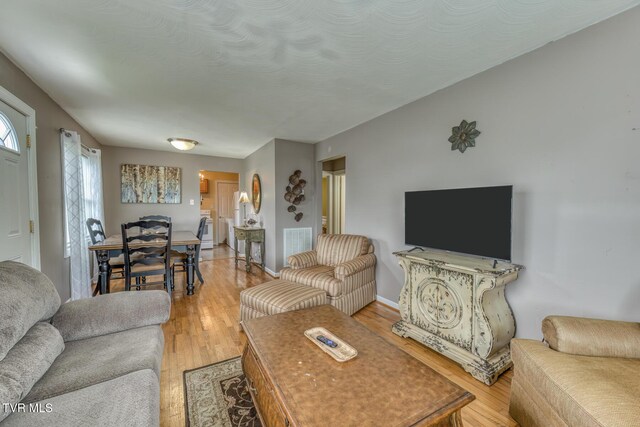 2344 Anderson St, Bristol, TN 37620 - living area with light wood-style flooring