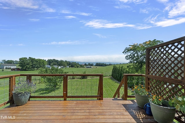 3500 Old Stage Rd, Chuckey, TN 37641 - deck with a view of countryside