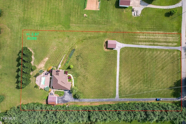 945 Dashaway Rd, Chuckey, TN 37641 - aerial view of property's location with property boundaries highlighted