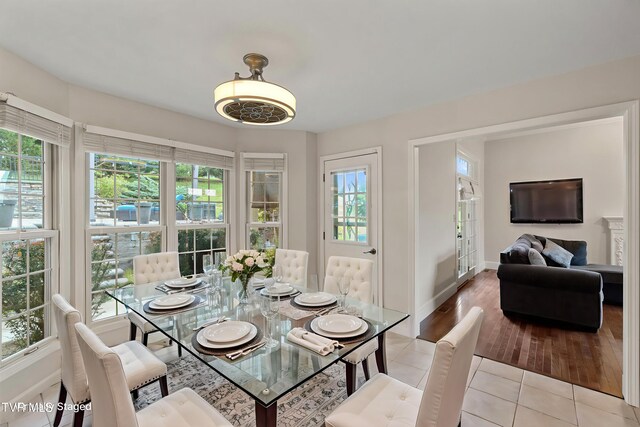 945 Dashaway Rd, Chuckey, TN 37641 - dining space with plenty of natural light and light tile patterned flooring