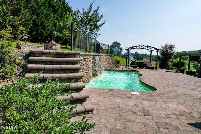 945 Dashaway Rd, Chuckey, TN 37641 - swimming pool with a pergola and a patio area