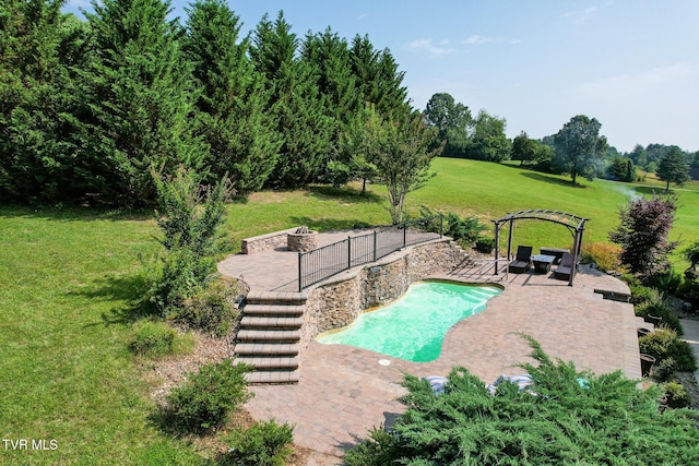 945 Dashaway Rd, Chuckey, TN 37641 - outdoor pool with a patio area and a yard