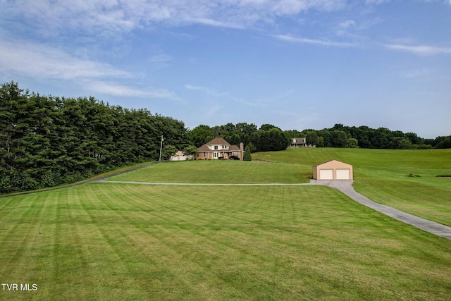 945 Dashaway Rd, Chuckey, TN 37641 - view of grassy yard featuring an outbuilding and a garage