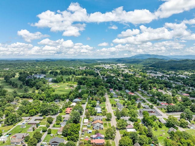 1411 E Unaka Ave, Johnson City, TN 37601 - aerial perspective of suburban area with a mountain backdrop