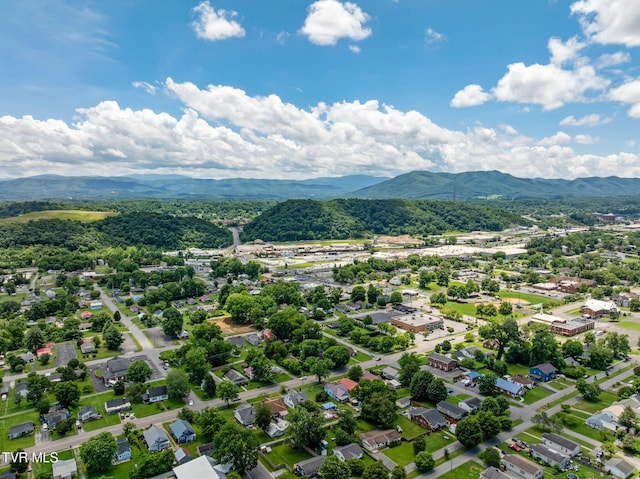 1411 E Unaka Ave, Johnson City, TN 37601 - aerial perspective of suburban area featuring a mountain backdrop