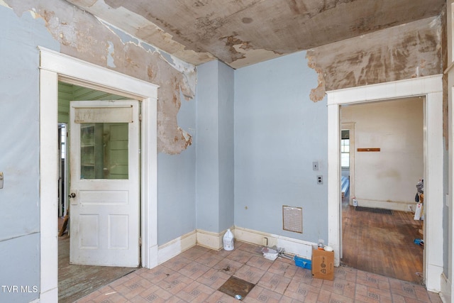 1411 E Unaka Ave, Johnson City, TN 37601 - spare room with brick patterned flooring