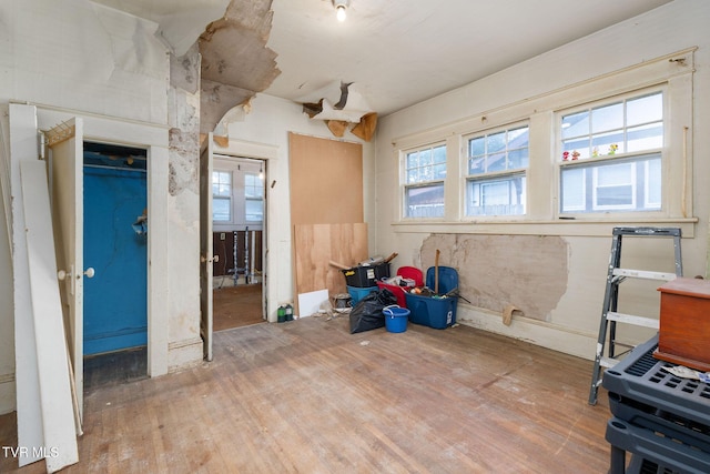 1411 E Unaka Ave, Johnson City, TN 37601 - interior space with healthy amount of natural light and wood finished floors