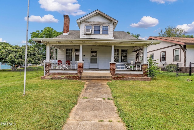 1411 E Unaka Ave, Johnson City, TN 37601 - bungalow-style house with a chimney and covered porch