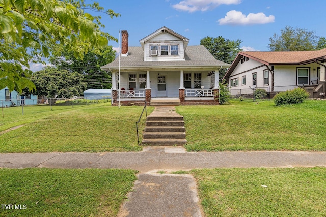 1411 E Unaka Ave, Johnson City, TN 37601 - bungalow featuring covered porch and a chimney