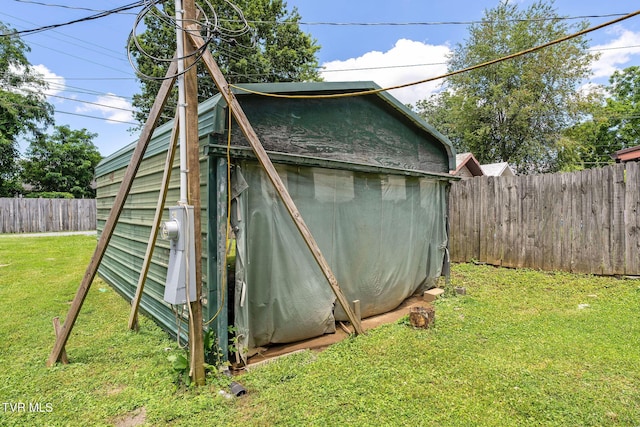 1411 E Unaka Ave, Johnson City, TN 37601 - view of outbuilding with a fenced backyard