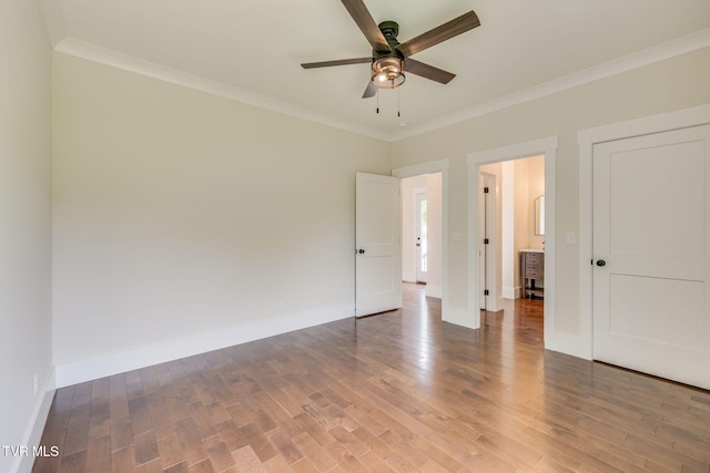 2009 Idle Hour Rd, Kingsport, TN 37660 - unfurnished bedroom featuring crown molding and wood finished floors