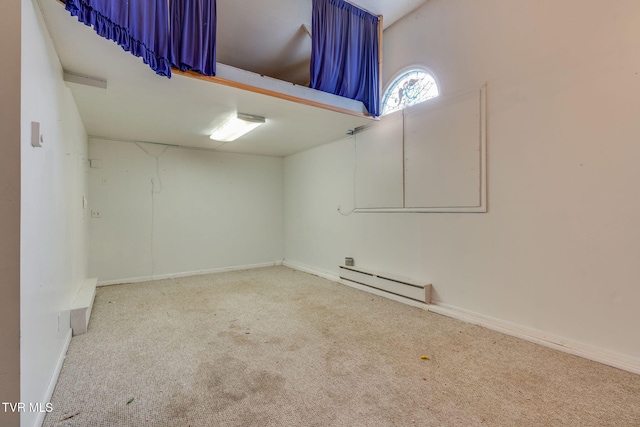 256 S Creek Ct, Kingsport, TN 37663 - carpeted spare room featuring baseboard heating and baseboards