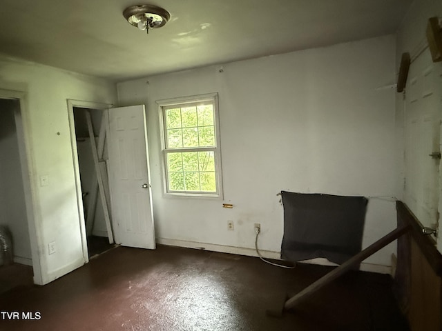 1741 Dunlap St, Bristol, VA 24201 - unfurnished bedroom featuring concrete flooring