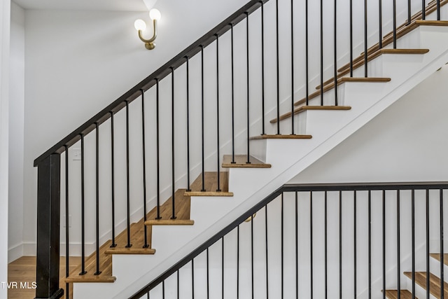 1533 Pactolas Rd Unit 107, Johnson City, TN 37604 - staircase featuring wood finished floors