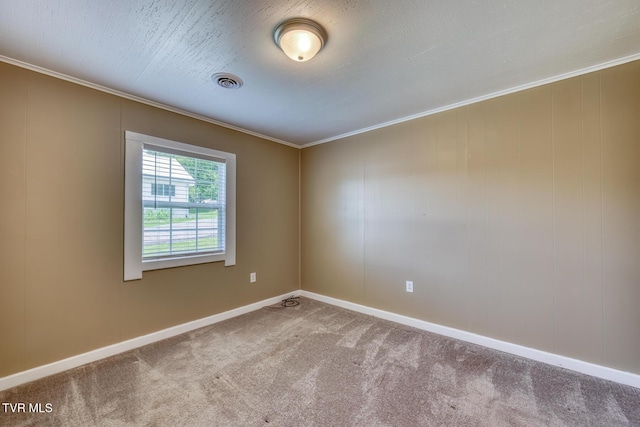 2642 Broad St, Bristol, TN 37620 - empty room featuring carpet floors and crown molding