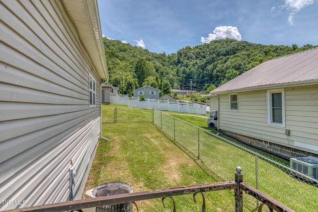 2642 Broad St, Bristol, TN 37620 - fenced backyard featuring a wooded view