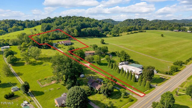 788 Watauga Rd, Watauga, TN 37694 - aerial view of property's location featuring property boundaries highlighted