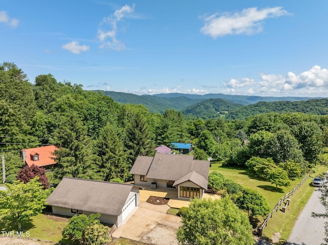 119 Orchard Meadows Ln, Roan Mountain, TN 37687 - view from above of property featuring a forest