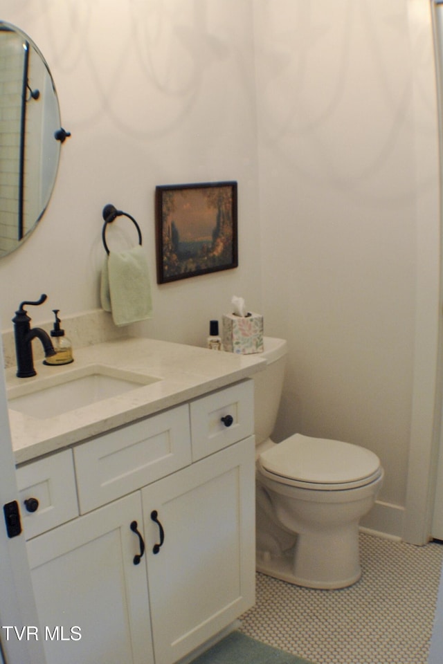 286 Sliger Rd, Jonesborough, TN 37659 - bathroom with vanity and tile patterned flooring