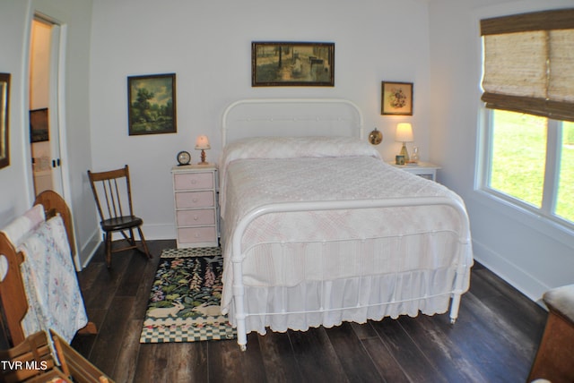 286 Sliger Rd, Jonesborough, TN 37659 - bedroom with dark wood-style flooring and baseboards