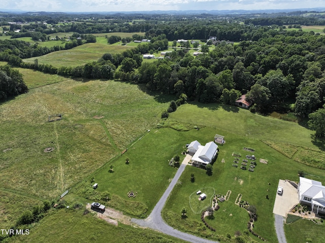 286 Sliger Rd, Jonesborough, TN 37659 - aerial overview of property's location with rural landscape