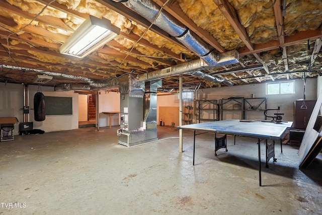 134 Richmond Hts, Jonesville, VA 24263 - below grade area featuring heating unit