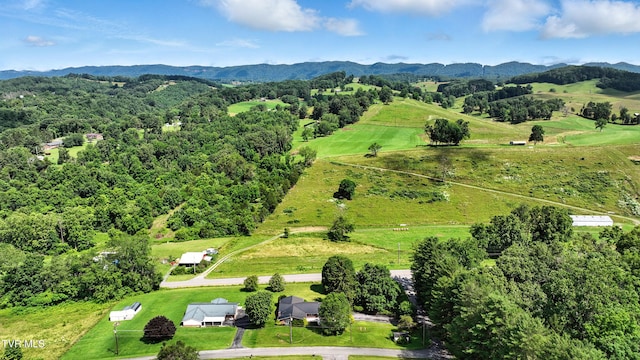 134 Richmond Hts, Jonesville, VA 24263 - aerial view of sparsely populated area with a mountainous background