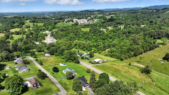 134 Richmond Hts, Jonesville, VA 24263 - aerial view of a heavily wooded area