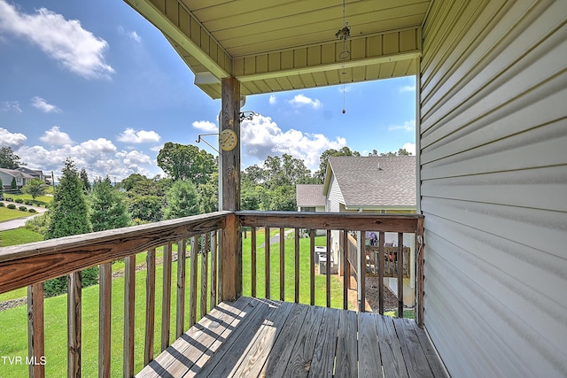 713 Teasel Dr Unit 0, Kingsport, TN 37660 - wooden deck featuring a lawn
