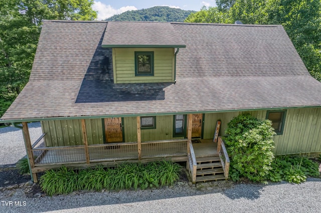 410 Eagle Ridge Rd, Roan Mountain, TN 37687 - view of front of home featuring a shingled roof