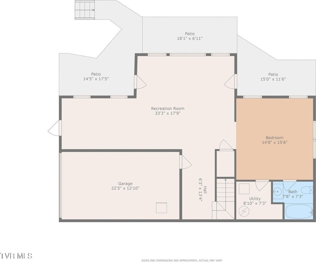 410 Eagle Ridge Rd, Roan Mountain, TN 37687 - view of room layout