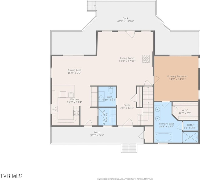 410 Eagle Ridge Rd, Roan Mountain, TN 37687 - view of home floor plan