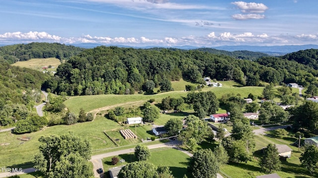 130 Kiser Cir, Jonesborough, TN 37659 - aerial view of property and surrounding area featuring a heavily wooded area