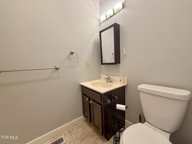 130 Kiser Cir, Jonesborough, TN 37659 - half bath with vanity and tile patterned flooring