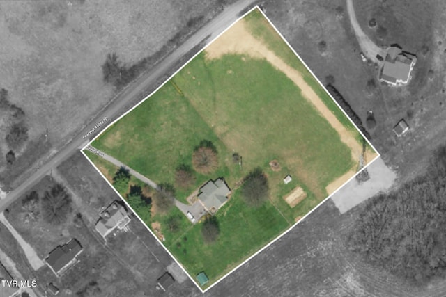 15060 Peaceful Valley Rd, Abingdon, VA 24210 - map / location with property boundaries highlighted