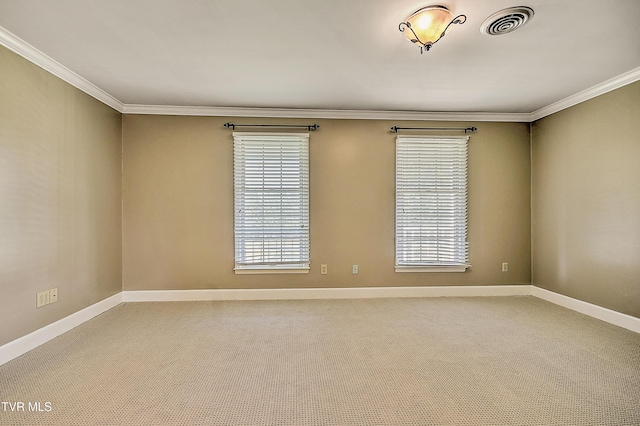 6054 Old Jonesboro Rd, Bristol, TN 37620 - empty room featuring crown molding and carpet floors