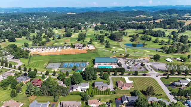 6054 Old Jonesboro Rd, Bristol, TN 37620 - aerial view of property and surrounding area featuring a nearby body of water and a golf course