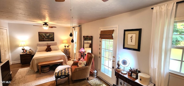 312 Old Franklin Pl Unit 5, Jonesborough, TN 37659 - bedroom featuring dark wood-style floors and multiple windows