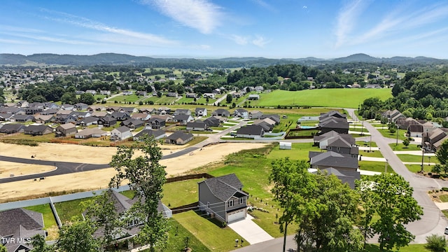 162 Bob Ford Rd, Jonesborough, TN 37659 - aerial view of residential area featuring a mountainous background