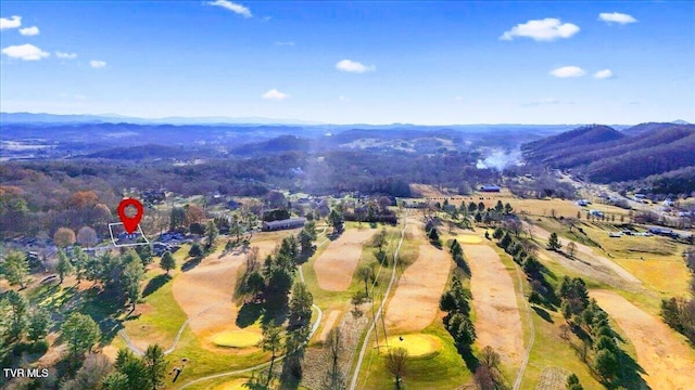 377 Overlook Dr, Blountville, TN 37617 - aerial view of property and surrounding area featuring mountains
