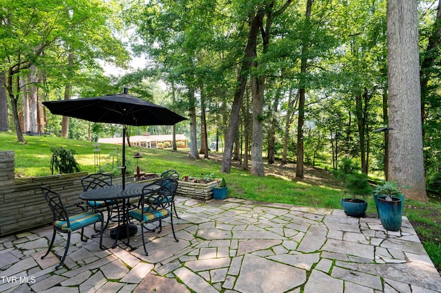 101 Ridgewood Dr, Bristol, TN 37620 - view of patio featuring outdoor dining space